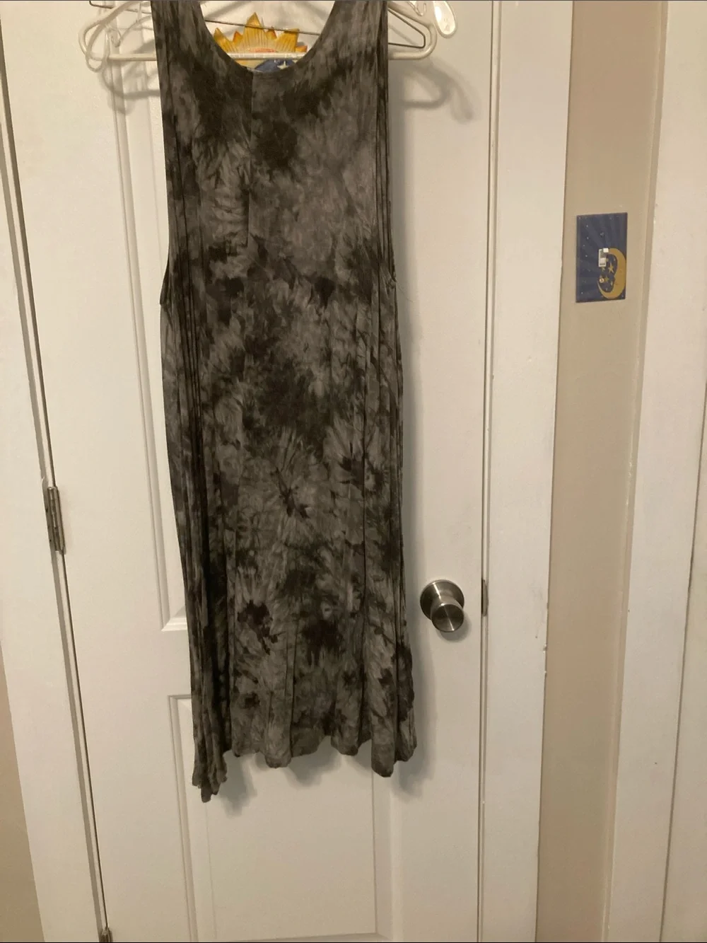 Together Charcoal Tie-Dye Sleeveless Midi Dress - Picture 3 of 3